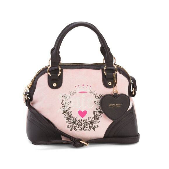 JUICY COUTURE Pink Diamond Heritage Satchel - Picture 1 of 2